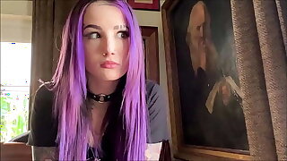 Goth Teen Squirts on Step Brother's Cock - Valerica Steele - Family Therapy - Alex Adams